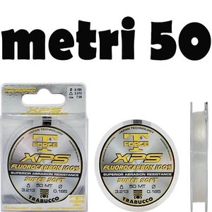 FILO FLUORO CARBON TRABUCCO T FORCE XPS FLUOROCARBON 50 METRI da 0,08 A 0,26 - Foto 1 di 1