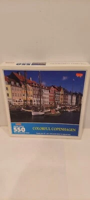 Hoyle Puzzle Copenhagen 550 Pieces  1996 New Sealed Vintage 18 X 24 - Image 1 of 4