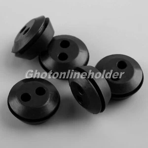 5 Pcs Fuel Pipe Hose Rubber Washer Brush Cutter Grass Trimmer Fuel Tank Black - Picture 1 of 12