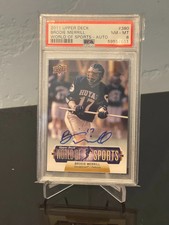 2011 Upper Deck World of Sports Brodie Merrill Auto PSA 8 Lacrosse