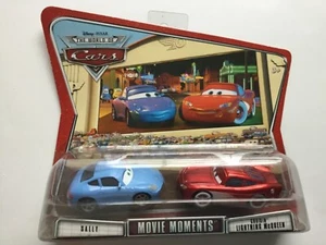MOMENTOS DE PELÍCULA SALLY & CRUISIN' MCQUEEN superalimentados de Disney Pixar Cars nuevo en paquete - Imagen 1 de 3