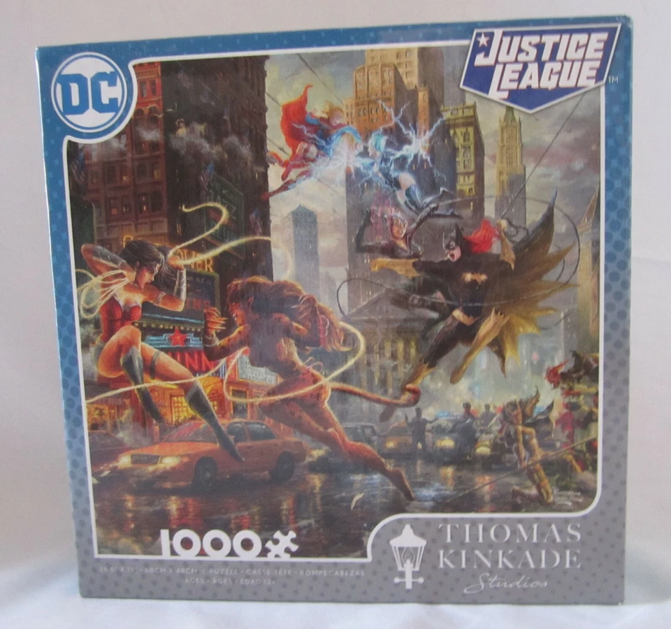 Ceaco Puzzle DC Comics The Women of DC Thomas Kinkade 1 000 pieces 3154-5