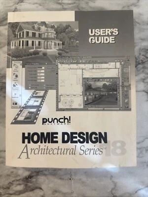 Punch! Home & Landscape Design Architectural Series 18 2002 USER GUIDE BOOK IDEA - Image 1 of 4