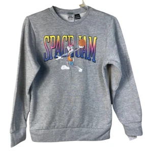 Space Jam A New Legacy Long Sleeve Gray Sweatshirt Youth Medium M NWT Bugs Bunny - Picture 1 of 7