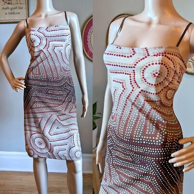 NWT Vintage Y2K BCBGMAXAZRIA Mini Dress Polka Dot Millennium Size XS  - Image 1 of 4