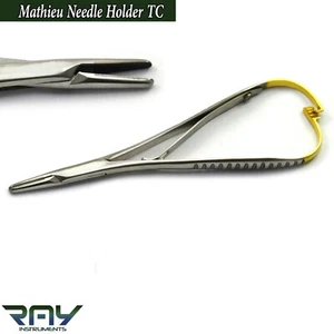 Orthodontic Mathieu Needle Holder TC Dental Suture Forceps Ligature Plier - Picture 1 of 4