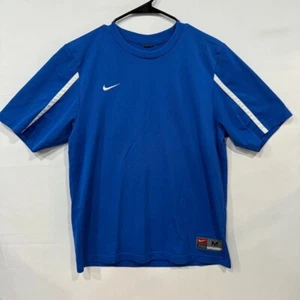 T-shirt sportiva Nike Team uomo M blu S/S righe bianche - Foto 1 di 5
