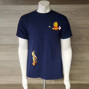 Vintage The Disney Store Winnie The Pooh Embroidered Pocket Long Sleeve Size M - Picture 1 of 7