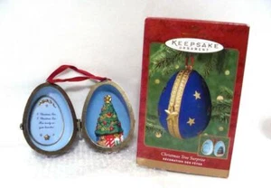 2000 Hallmark CHRISTMAS TREE SURPRISE Keepsake Ornament Fine Porcelain - Picture 1 of 11
