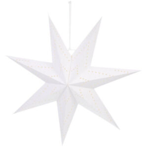  White Paper Lampshade Baby Wedding Ceremony Decorations Star