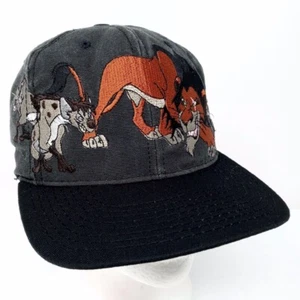 Cappello Berretto Snapback Vintage anni 90 Disney Re Leone Scar "Sono Circondato da Idioti" - Foto 1 di 14