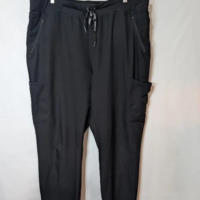 Pantalón Med Couture 2702 Insight para mujer con bolsillo con cremallera - 2X negro Foto 1 de 4