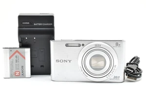 [Ex+5] Sony DSC-W830 CyberShot 20.1MP Digital Camera Silver 8x ese only From JP - Picture 1 of 24