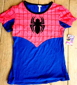 T-shirt donna Marvel ragno bambina accessorio costume più taglie supereroi - Foto 1 di 6