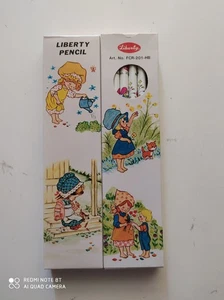 2X 12 VTG LIBERTY 'Art.No.201 HB HIGH CLASS VINTAGE PENCILS TAIWAN NEW - Picture 1 of 5