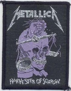 Metallica Harvester Of Sorrow Original Sew On Patch - Picture 1 of 1