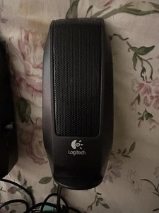 Logitech S120 Desktop Speaker System and USB Mouse- Black - Afbeelding 1 van 6
