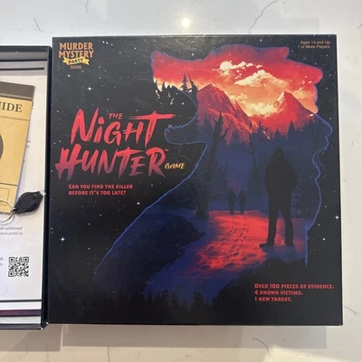Murder Mystery Dinner Party Game The Night Hunter Used Great Condition Christmas - Image 1 of 4