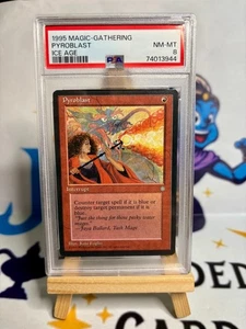 Magic MTG Pyroblast Ice Age PSA 8 Pyro (NO bgs Commander Pauper Alpha 10 Legacy) - Bild 1 von 2