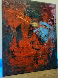 "Nevada/III." Original Abstract Incredibly Unique Abstract In Canvas... - Picture 1 of 13