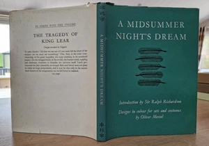 FOLIO SOCIETY SHAKESPEARE A MIDSUMMER NIGHTS DREAM WITH DUSTJACKET 1ST ED 1957 - Imagen 1 de 5