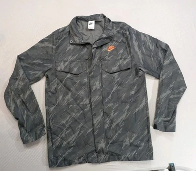 CHAQUETA NIKE M65 Camuflaje Hombre Negra Gris Camuflaje Ejército Talla M Táctica Foto 1 de 4