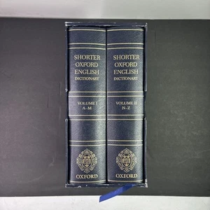 Shorter Oxford English Dictionary : Deluxe Sixth Edition by Oxford University - Picture 1 of 18