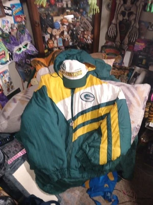 Sombrero y abrigo de colección Green Bay Packers deportes especialidades sombra Snapback NFL  Foto 1 de 4
