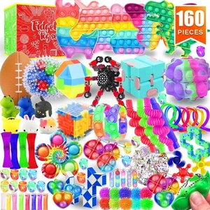 Fidget Toys Set, 160 Pack Sensory Party Favors Kids Autism Autistic... - Picture 1 of 8