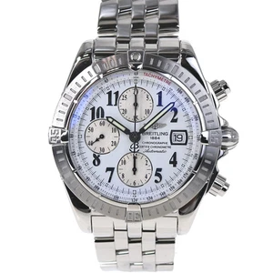 BREITLING Chronomat Evolution A13356 weiß Herrenuhr gebraucht #92123 - Bild 1 von 12