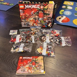 LEGO NINJAGO: Ninja Dojo Temple (71767) - Parzialmente Completo - Tutte le Minifigure - Foto 1 di 3