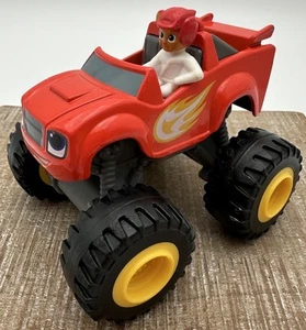 Blaze And The Monster Machines Blaze And AJ Diecast Truck Red Driver - Picture 1 of 14