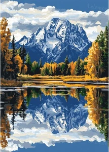 Diamond Art Kits for Adults,Diamond Painting Kits for Adults,Grand Teton Nationa - Picture 1 of 7