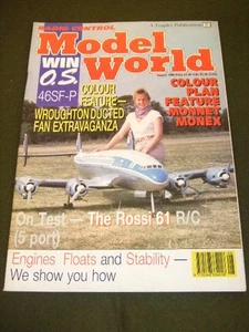 R C MODEL WORLD - MONNET MONEX PLAN - AUG 1990 - Picture 1 of 1
