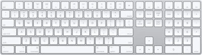Apple Magic Keyboard with Numeric Keypad US English - Silver MQ052LL/A - Image 1 of 4