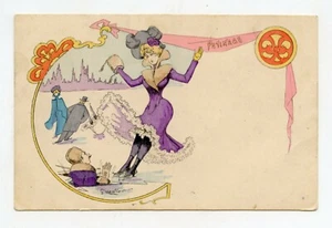 Illustrator Georges MOUTON. Schlittschuhlaufen. Charme, Glamour - Bild 1 von 2