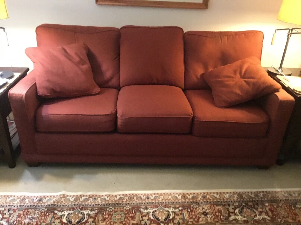 SOFA FOR SALE @ $200 (used, approx. 10 yrs. old, In Good Condition) PICK UP ONLY - Image 1 of 1