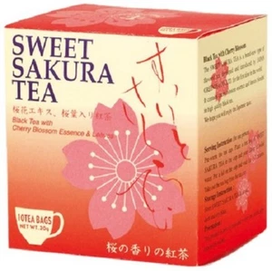TEA BOUTIQUE Sweet SAKURA Black tea Cherry Blossom Essence & Leaves#bag 2g×10pcs - Picture 1 of 1