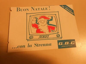 Pubblicità originale G B C BUON NATALE! .. CON LA STRENNA vintage - Imagen 1 de 1
