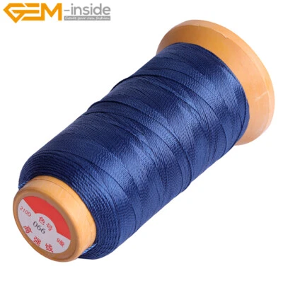 0.6mm 230 Meters Nylon Beading Cord Knotting Jewelry Making 210D Sewing Thread - Image 1 of 4