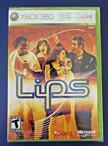 Lips for XBOX 360 (Game Only-No Microphone) 2008 Music Karaoke BRAND NEW SEALED - Picture 1 of 6