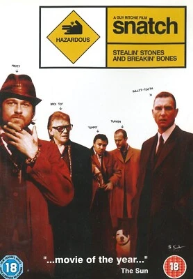 Snatch (2000) DVD, Jason Statham, Brad Pitt, Stephen Graham [Region 2] - Image 1 of 2
