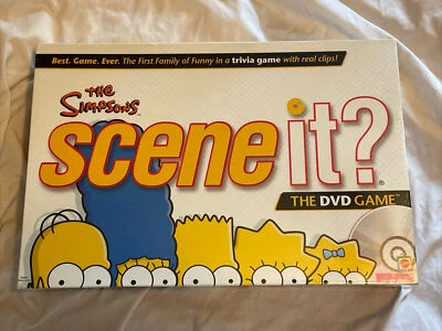 THE SIMPSONS Scene It DVD Board Game 2009 NEW/SEALED - Image 1 of 2