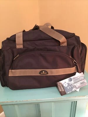 Samsonite World Proof Kicks Duffle Travel Bag Black Shoulder Strap Included NEW - Image 1 of 4