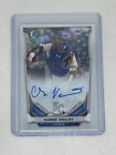 CHASE VALLOT 2014 Topps Bowman Chrome 1st On Card Auto Rookie RC Royals. rookie card picture