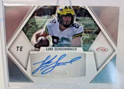 2023 Sage High Series Luke Schoonmaker A-NTD Silver Auto Autograph Cowboys - Image 1 of 2