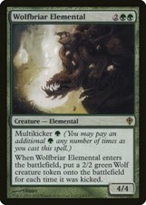 Wolfbriar Elemental Worldwake NM Green Rare MAGIC THE GATHERING CARD ABUGames