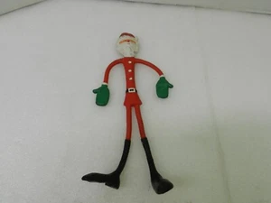 1978 Amscan Harrison Bendable Bendy Santa Claus Toy Figure Vintage Christmas - Picture 1 of 8