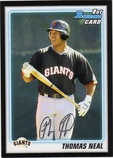 2010 Bowman Prospects Baseball Black #BP99 Thomas Neal