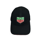 Tag Huer Black Hat Cap Adjustable Strap Embroidered